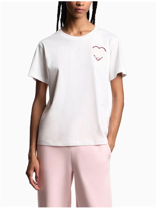 T-shirt con ricamo Emporio Armani | EW002608AF18844U0006